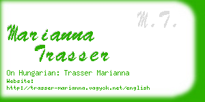 marianna trasser business card